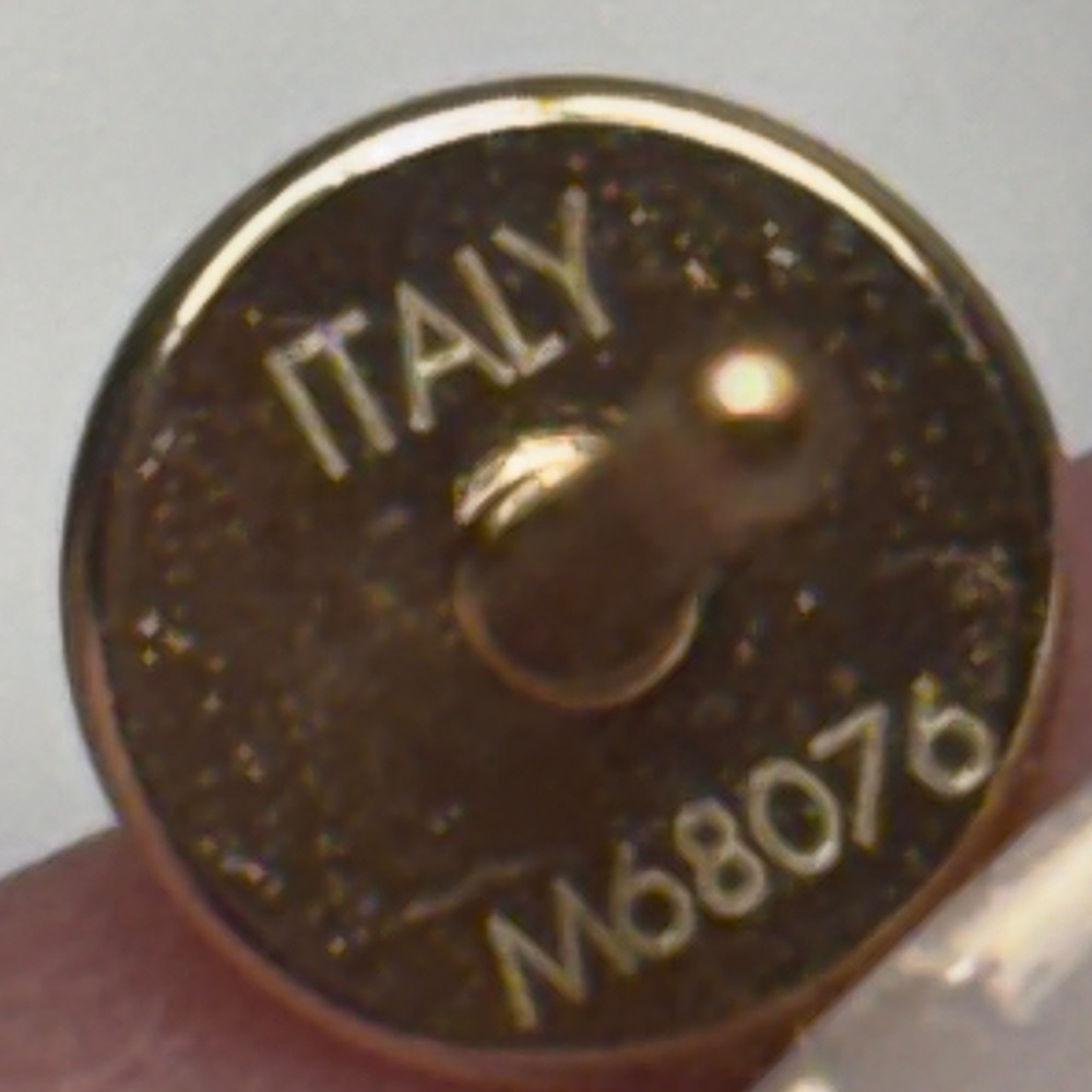 Louis Vuitton Gold and Brown Dangle Earrings - Picture 4 of 5